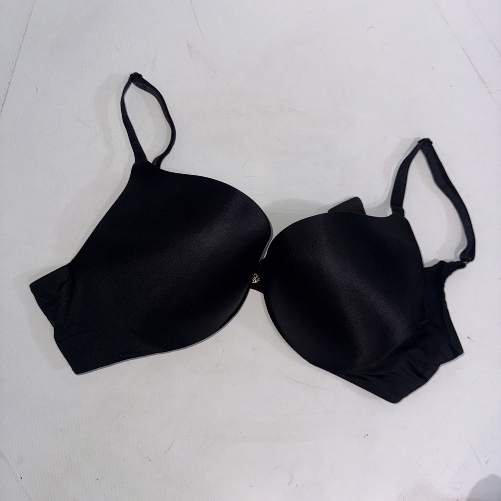 Victoria's Secret So Obsessed Sexy Black Adds 1.5 Cup Push Up Wired Bra Size 36C - Picture 2 of 8